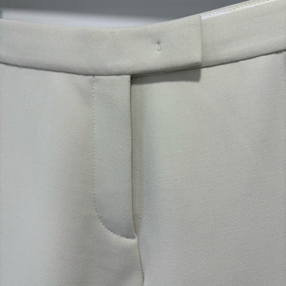 Ann Taylor Ivory Cream Stretch Slim Ankle Pants Size 6 - Picture 7 of 15